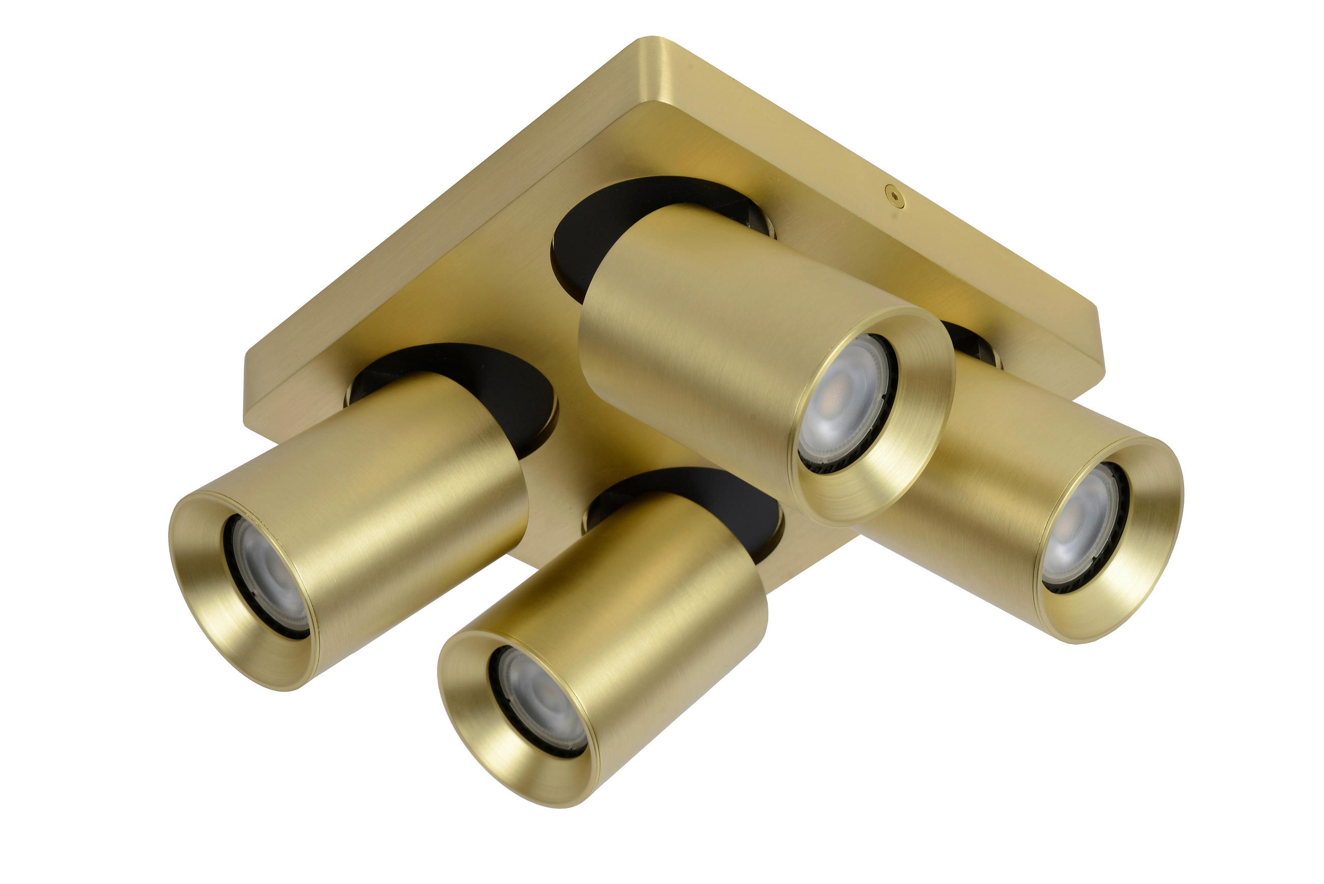 LED-STRAHLER 20/20/11.5 cm   - Messingfarben, KONVENTIONELL, Metall (20/20/11.5cm) - Lucide