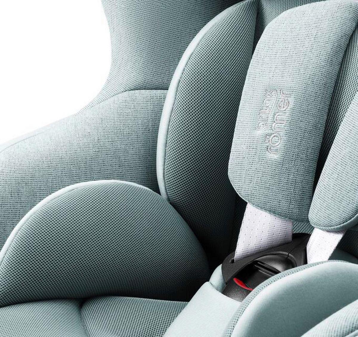 REBOARDER-KINDERSITZ Dualfix Pro M  - Pastellblau, Basics, Textil (44/48/74cm) - Britax Römer