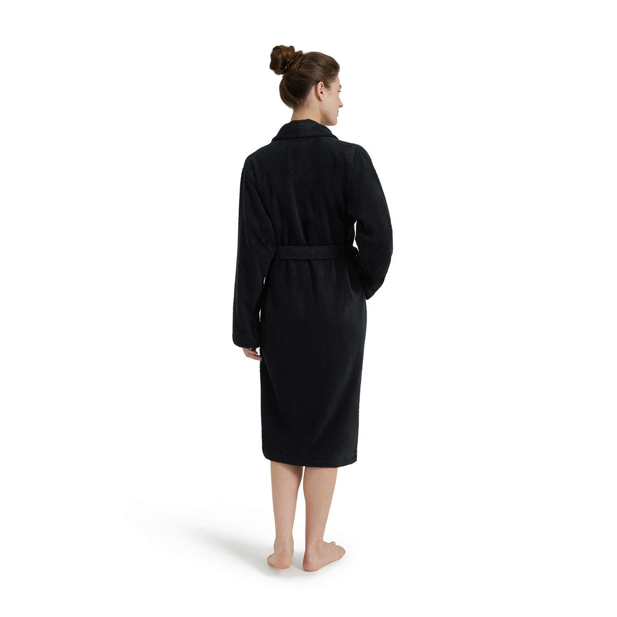 BADEMANTEL XS Unisex  - Schwarz, Basics, Textil (XSnull) - Moeve