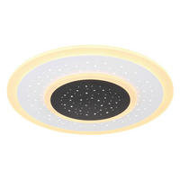 LED-DECKENLEUCHTE 44 W  46/5,5 cm    - Weiss/Opal, Design, Kunststoff/Metall (46/5,5cm) - Globo