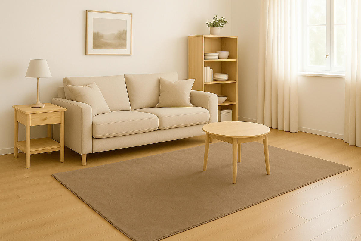 FLACHWEBETEPPICH 200/290 cm Taupe  - Taupe, Basics, Textil (200/290cm) - Kayoom