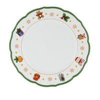 SPEISETELLER Vintage Christmas  27,5 cm   - Weiß/Grün, KONVENTIONELL, Keramik (27,5cm) - X-Mas