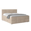 BOXSPRINGBETT 180/200 cm  in Beige  - Beige/Schwarz, MODERN, Holz/Kunststoff (180/200cm) - MID.YOU