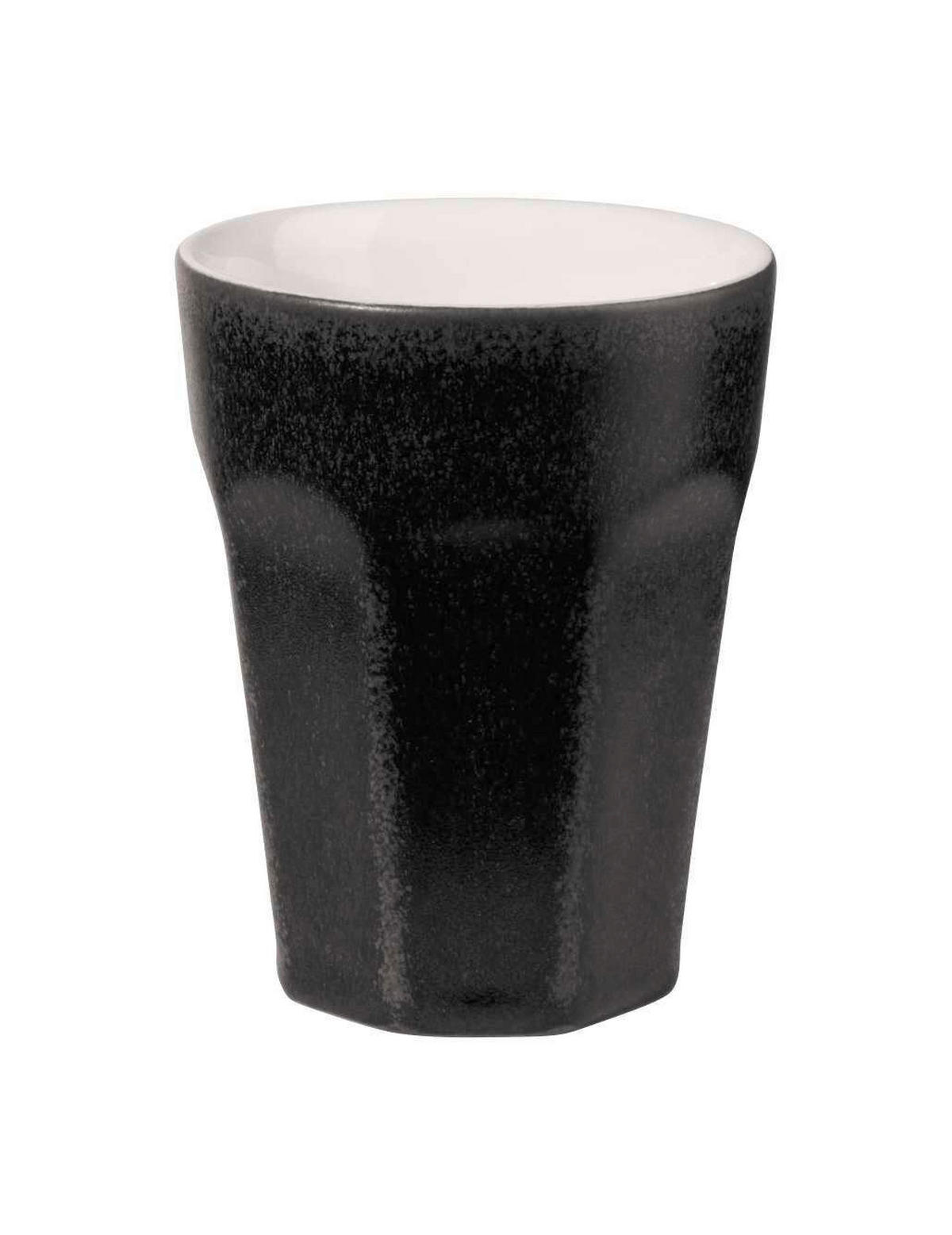 BECHER  - Schwarz, Basics, Keramik (5,5/8cm) - ASA