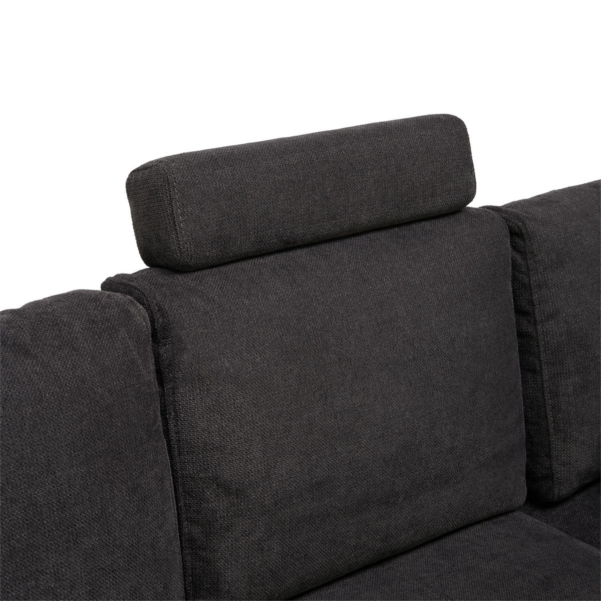 ROHOVÁ SEDAČKA, textil, černá, petrolej - petrolej/černá, Design, textil/plast (276/212cm) - Carryhome