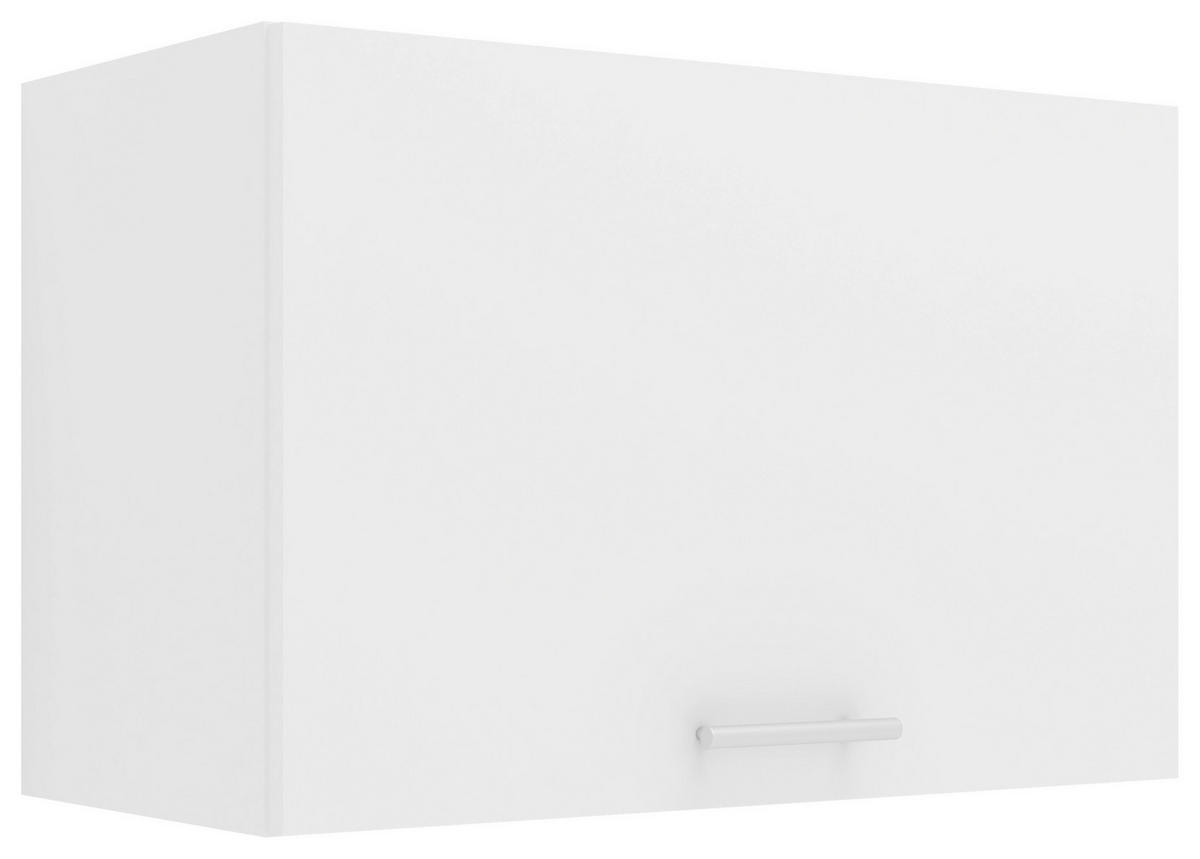KÜCHENOBERSCHRANK 60/40/31 cm  in Weiß  - Alufarben/Weiß, KONVENTIONELL, Holzwerkstoff/Metall (60/40/31cm) - MID.YOU