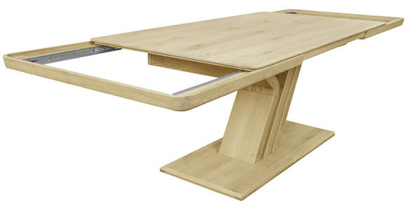 ESSTISCH in Holz 200-290/95/77 cm - Eichefarben, Natur, Holz (200-290/95/77cm) - Linea Natura