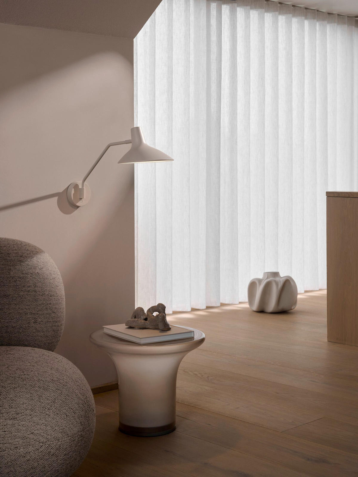 WANDLEUCHTE 55/36,5 cm  - Weiß, Design, Metall (55/36,5cm) - Nordlux