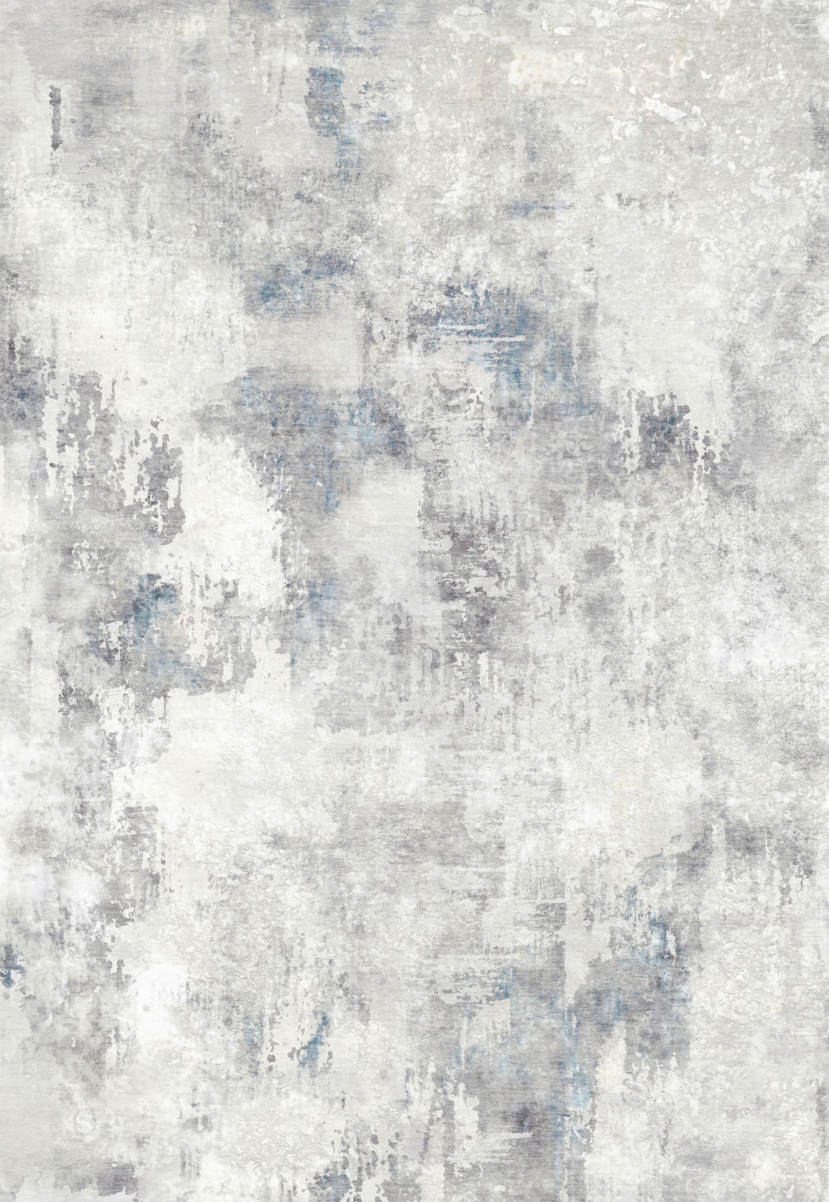 VINTAGE-TEPPICH 80/150 cm ONDEA JORG Hellgrau, Pastellblau, Grauweiß  - Pastellblau/Hellgrau, Basics, Kunststoff/Textil (80/150cm) - Lindorug
