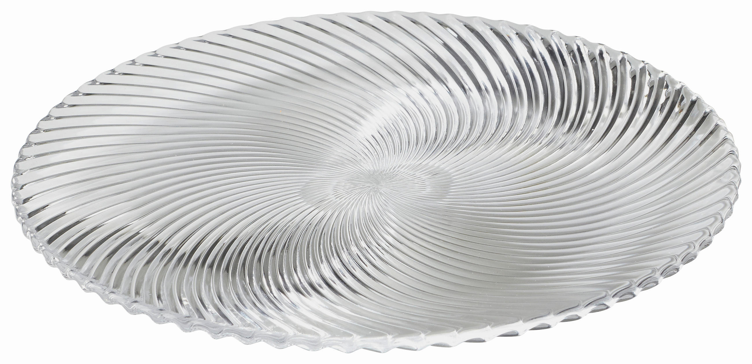 DEKORATIVNI KROŽNIK   32 cm        - prozorno, Basics, steklo (32cm) - Nachtmann