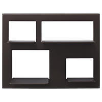 WANDREGAL  72/55/26,5 cm  - Bronzefarben, Design, Metall (72/55/26,5cm) - Novel