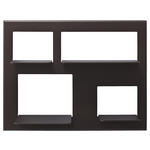 WANDREGAL  72/55/26,5 cm  - Bronzefarben, Design, Metall (72/55/26,5cm) - Novel