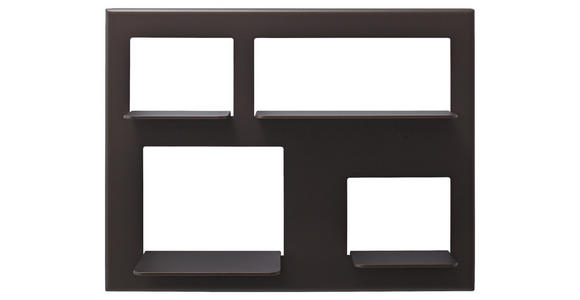 WANDREGAL  72/55/26,5 cm  - Bronzefarben, Design, Metall (72/55/26,5cm) - Novel