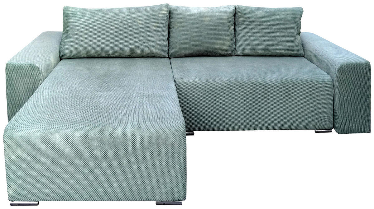 SEDEŽNA GARNITURA, siva  - srebrne barve/siva, Design, umetna masa/tekstil - Carryhome