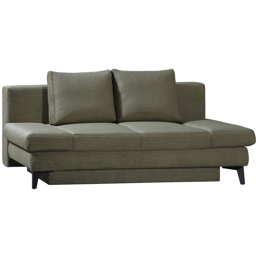 Thumbnail - Novel Schlafsofa, Olivgrün, Textil, 2-Sitzer, Füllung: Schaumstoffflocken, 200x85x90 cm, Stoffauswahl, Wohnzimmer, Sofas...