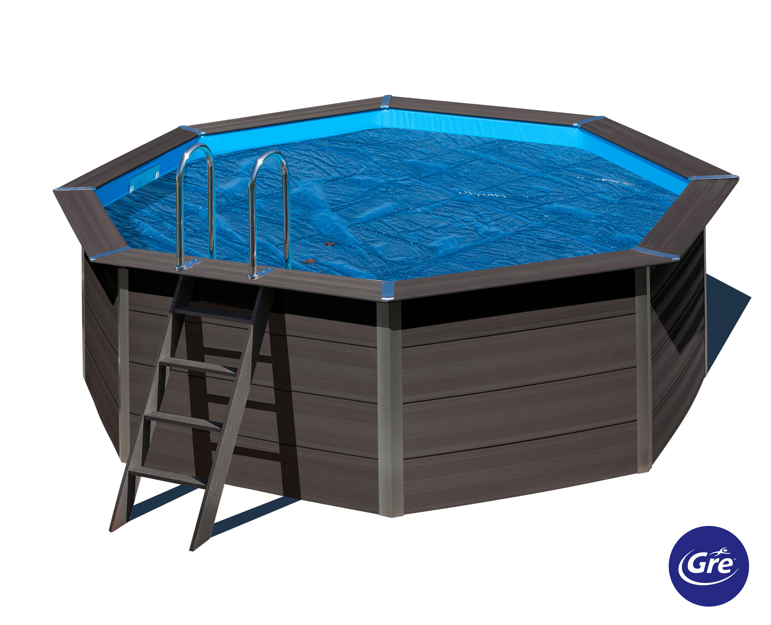 POOLABDECKPLANE 280/420 cm  - Blau, KONVENTIONELL, Kunststoff (280/420cm) - Gre