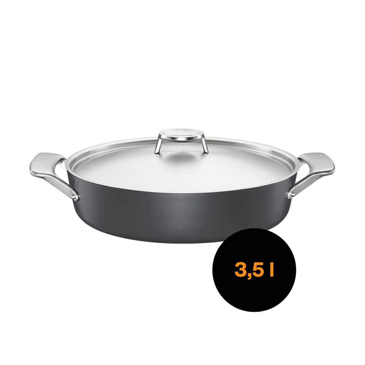 TAVA ZA PEČENJE  28 cm         - antracit, Basics (28cm) - Fiskars