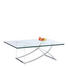 COUCHTISCH in Metall, Glas 120/90/43 cm - Klar, Design, Glas/Metall (120/90/43cm) - Rolf Benz COUCHTISCH in Metall, Glas 120/90/43 cm - Klar, Design, Glas/Metall (120/90/43cm) - Rolf Benz