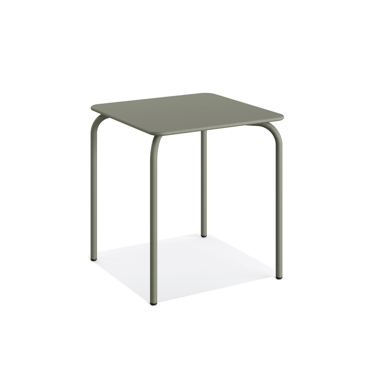 BALKONTISCH 70/70/73 cm  - Grün, Basics, Metall (70/70/73cm)