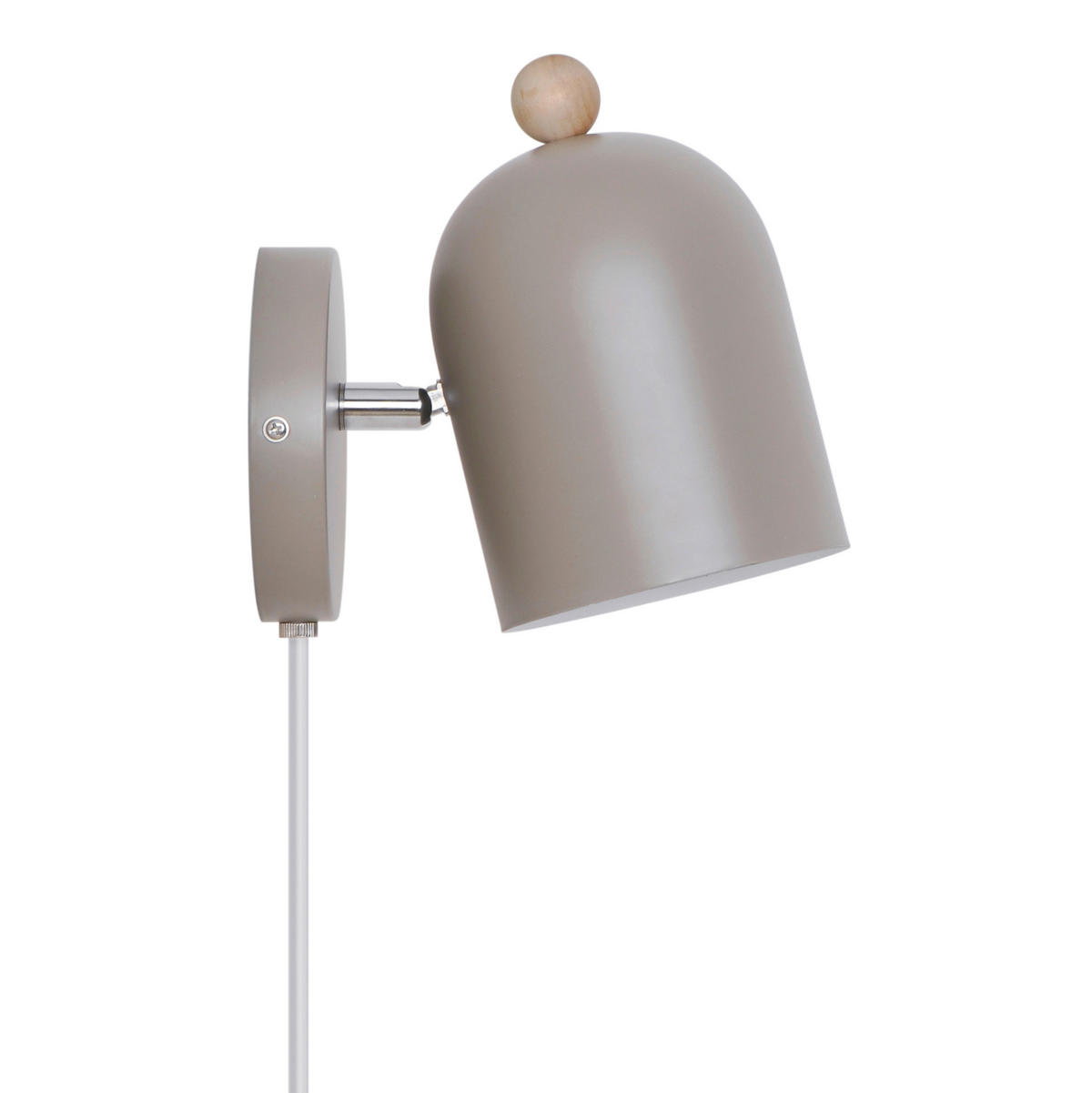 WANDLEUCHTE Gaston 19.5/11.5/19.5 cm  - Hellbraun, Design, Metall (19.5/11.5/19.5cm) - Nordlux