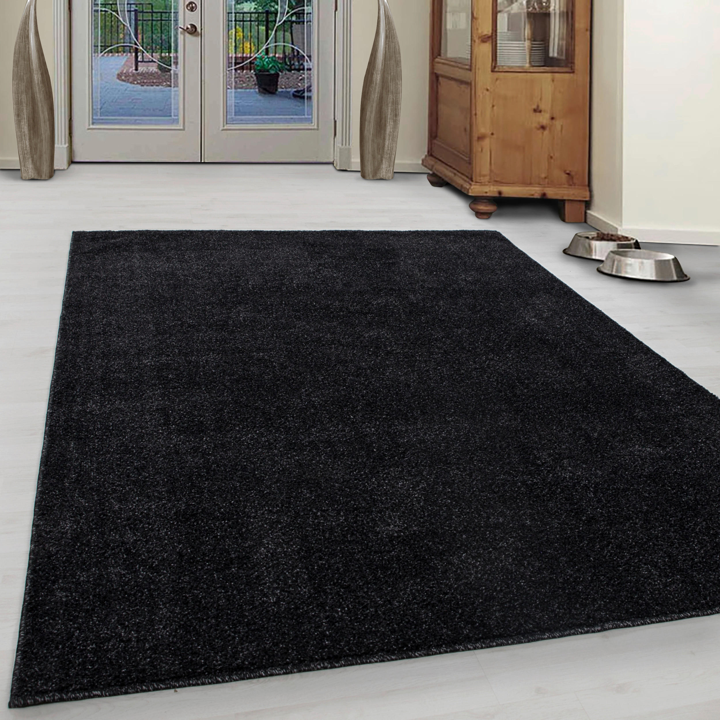 HOCHFLORTEPPICH 60/100 cm ATA 7000 Anthrazit  - Anthrazit, Design, Textil (60/100cm) - Novel