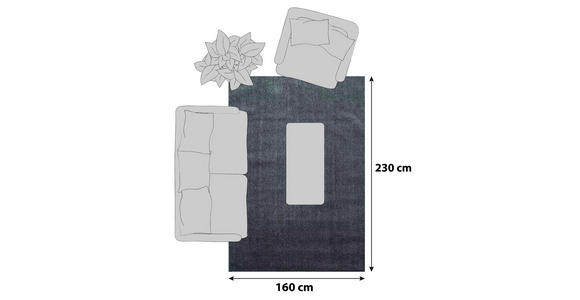 HOCHFLORTEPPICH 160/230 cm ATA 7000  - Hellbraun, Design, Textil (160/230cm) - Novel