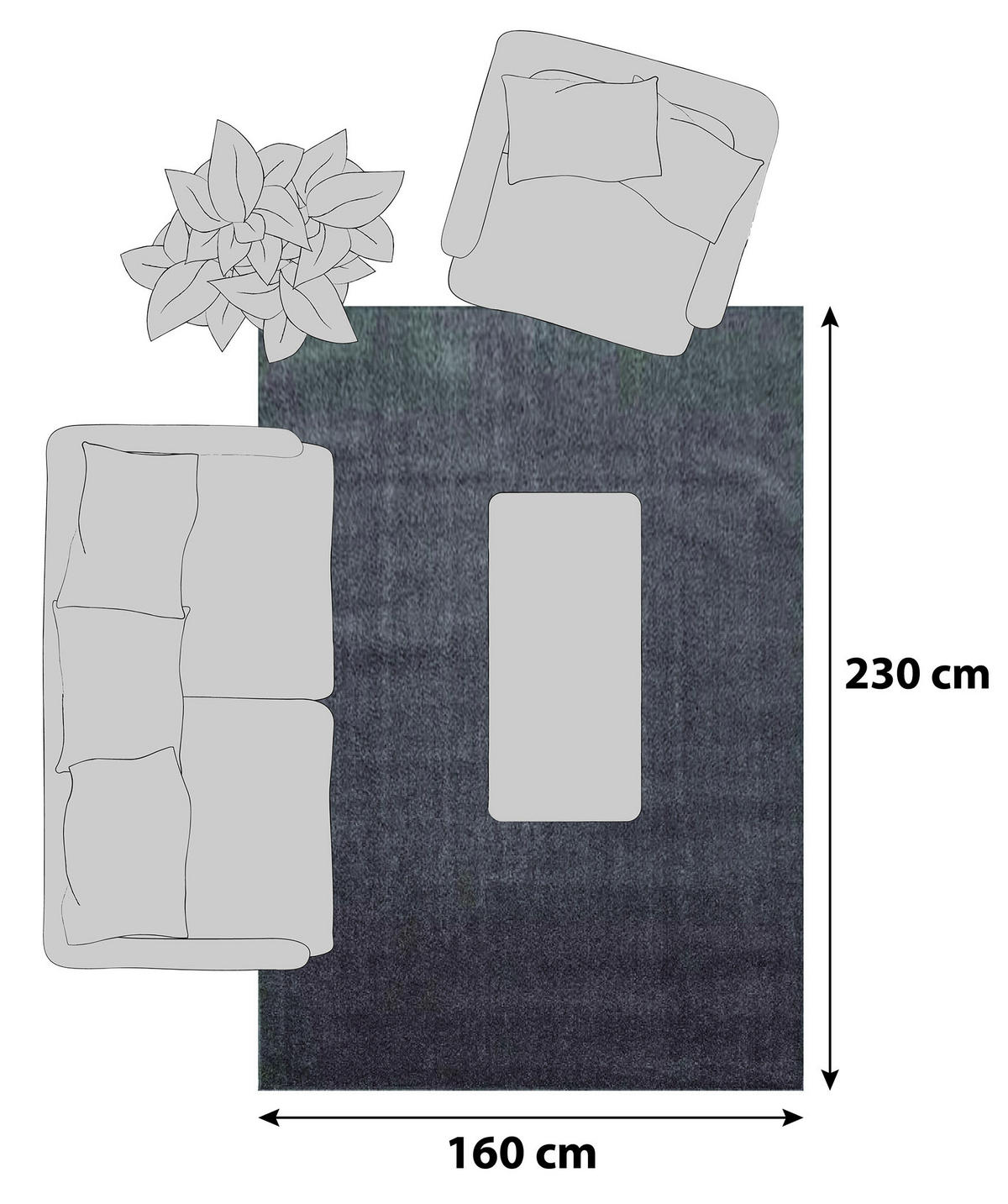 KOBEREC S VYSOKÝM VLASEM, 160/230 cm, světle hnědá - světle hnědá, Design, textil (160/230cm) - Novel