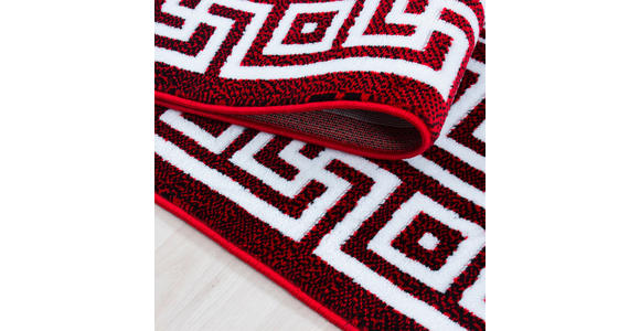 FLACHWEBETEPPICH 140/200 cm Parma Rot  - Rot, Design, Textil (140/200cm) - Novel