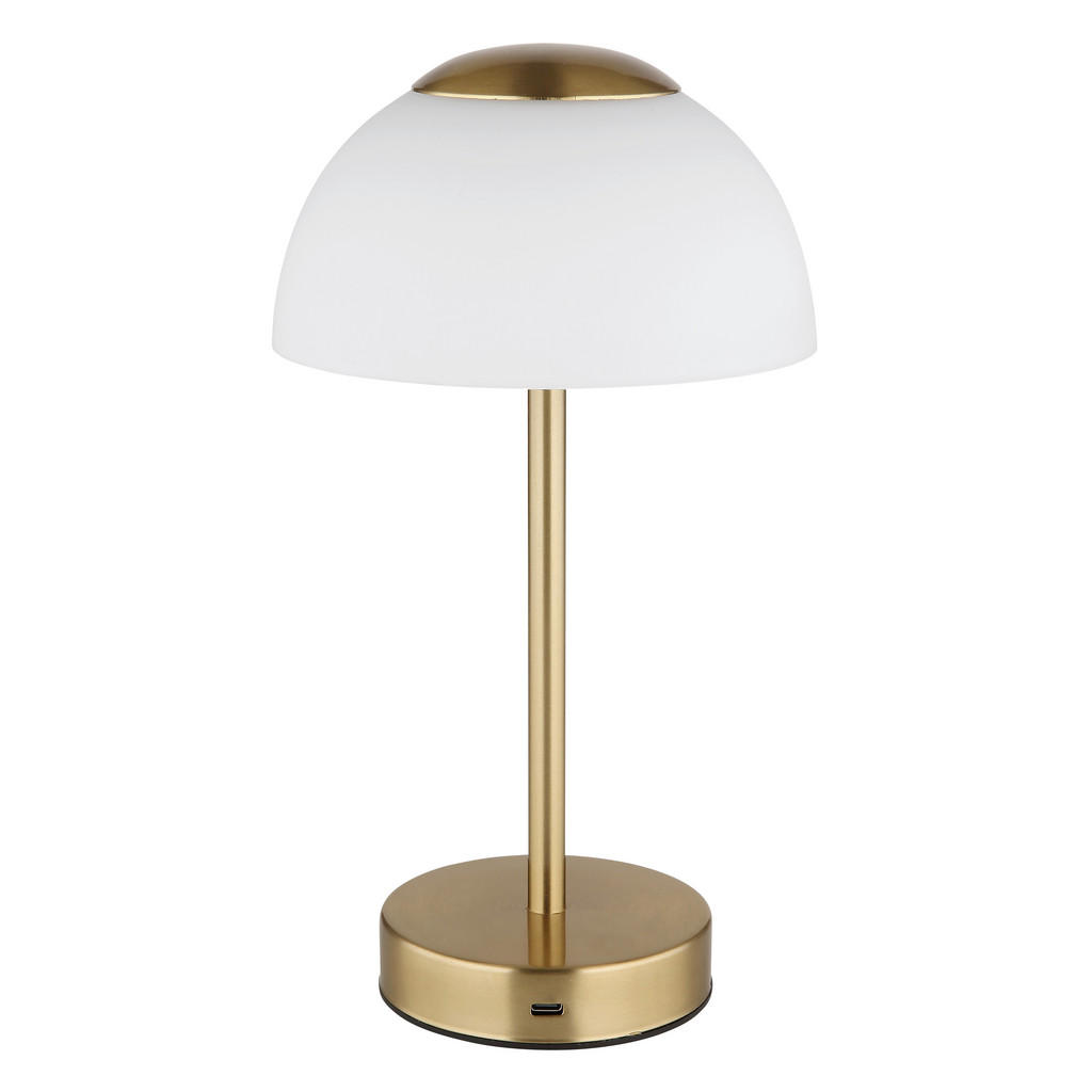 NABÍJATEĽNÁ STOLNÁ LAMPA, dotykový stmievač, 15/31 cm