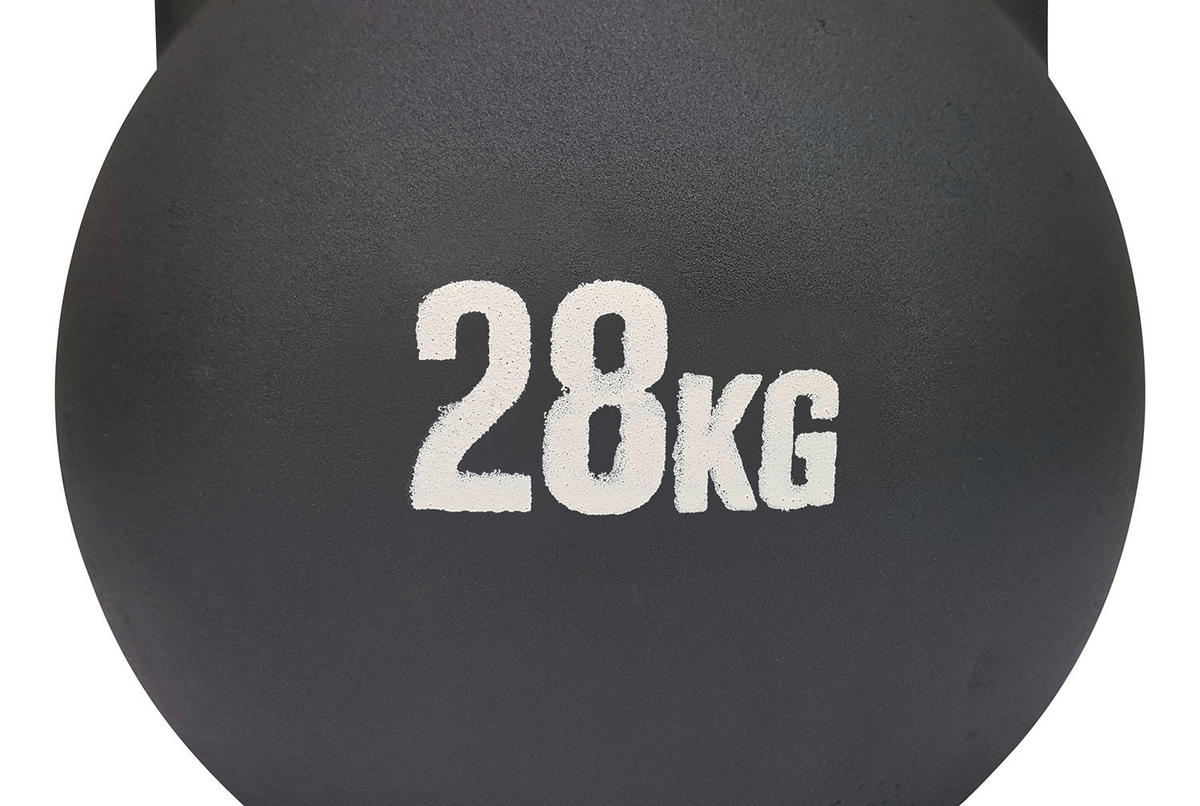 KUGELHANTEL  - Schwarz, KONVENTIONELL, Metall (21/21/27cm)