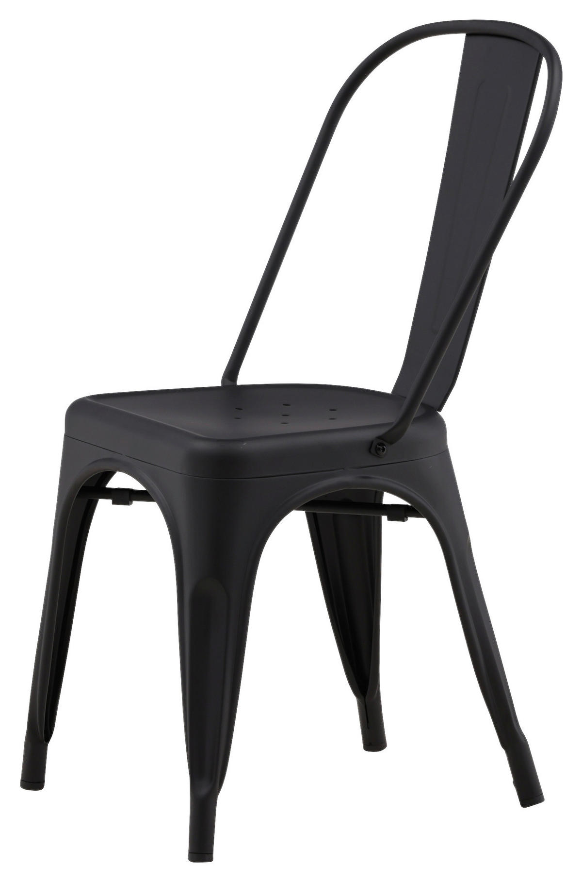 STUHL-SET  in Stahl Metall  - Schwarz, Design, Metall (45/85/53cm) - Livetastic