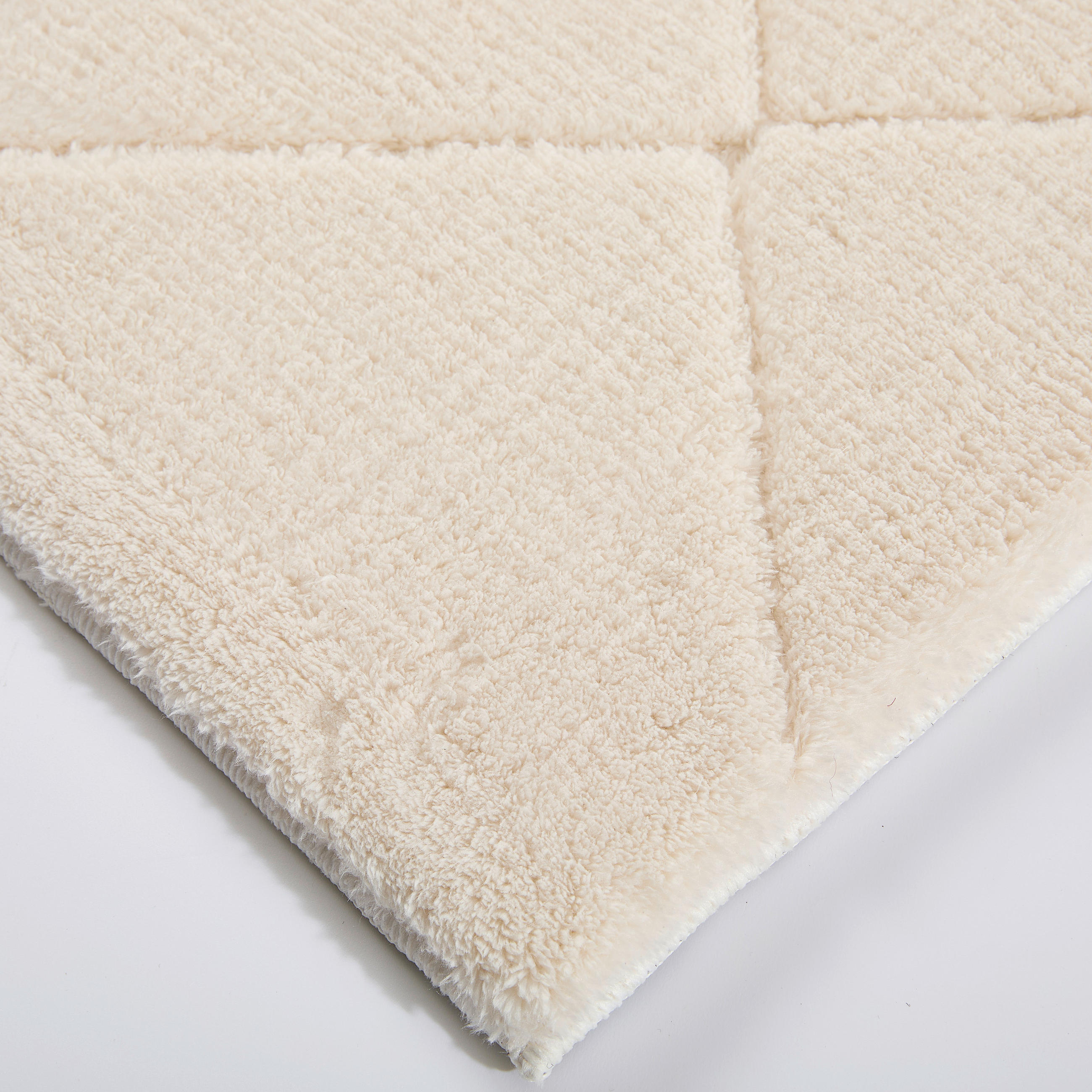 Thumbnail - Novel Hochflorteppich Grid, Textil, Dekodiamanten, rechteckig, 120x170 cm, Oeko-Tex® Standard 100, strapazierfähig, Tepp...