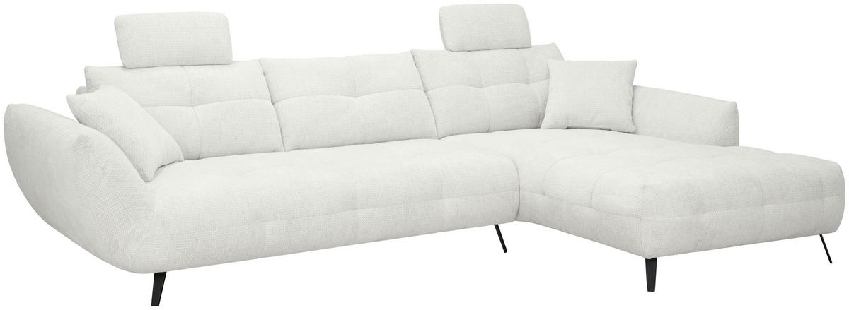 KOPFSTÜTZE - Elfenbein, KONVENTIONELL, Textil (55/28/18cm) - Hom`in