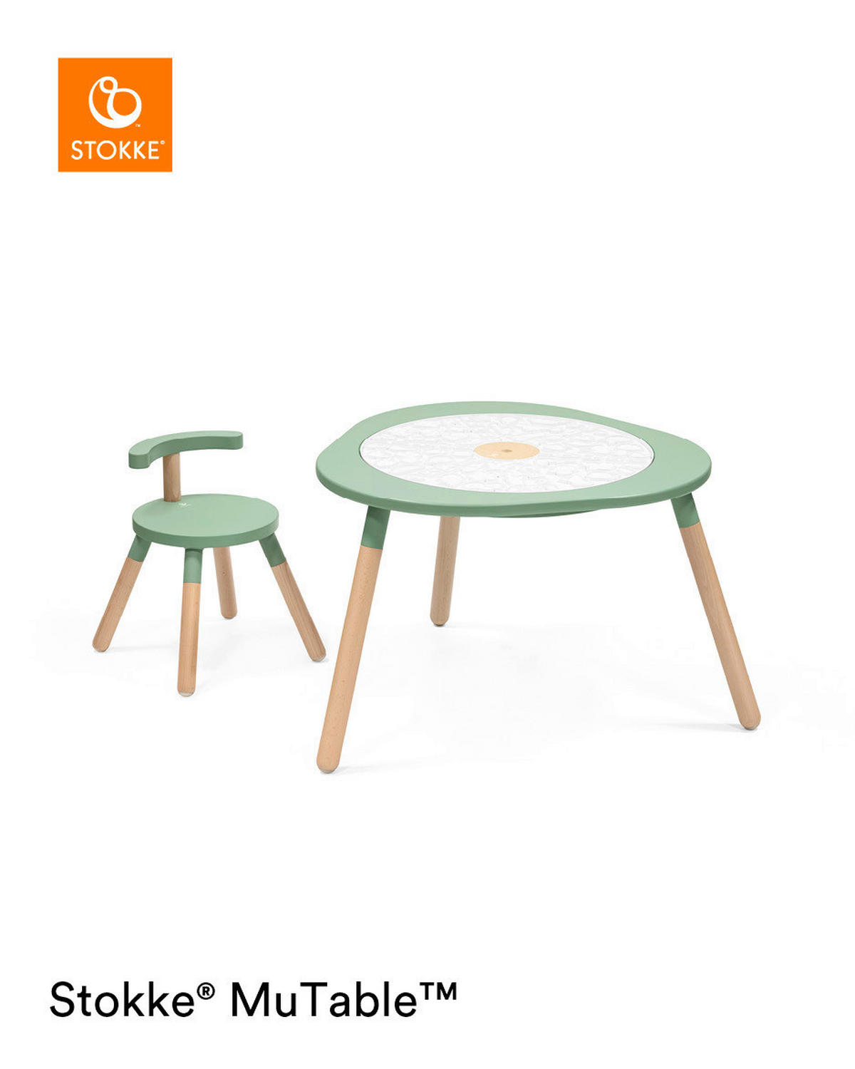 SPIELMATTE MuTable  - Weiß, Basics, Kunststoff (54/54/2cm) - Stokke