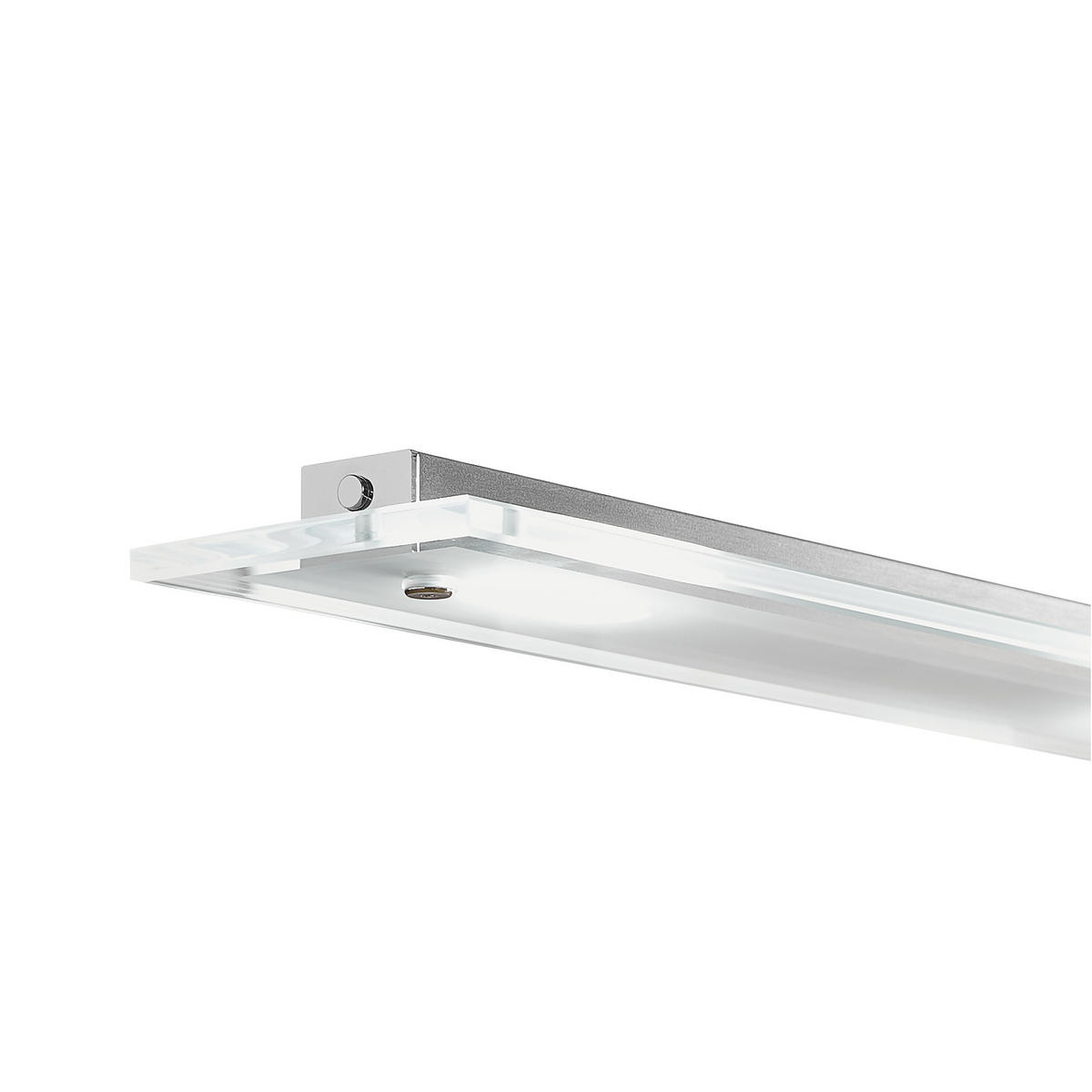 ZÁVĚSNÉ LED SVÍTIDLO, 88/9/80-150 cm  - barvy niklu, Design, kov/sklo (88/9/80-150cm)
