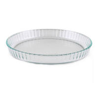 TÅRTFORM 28/4 cm  - transparent, Basics, glas (28/4cm) - Pyrex