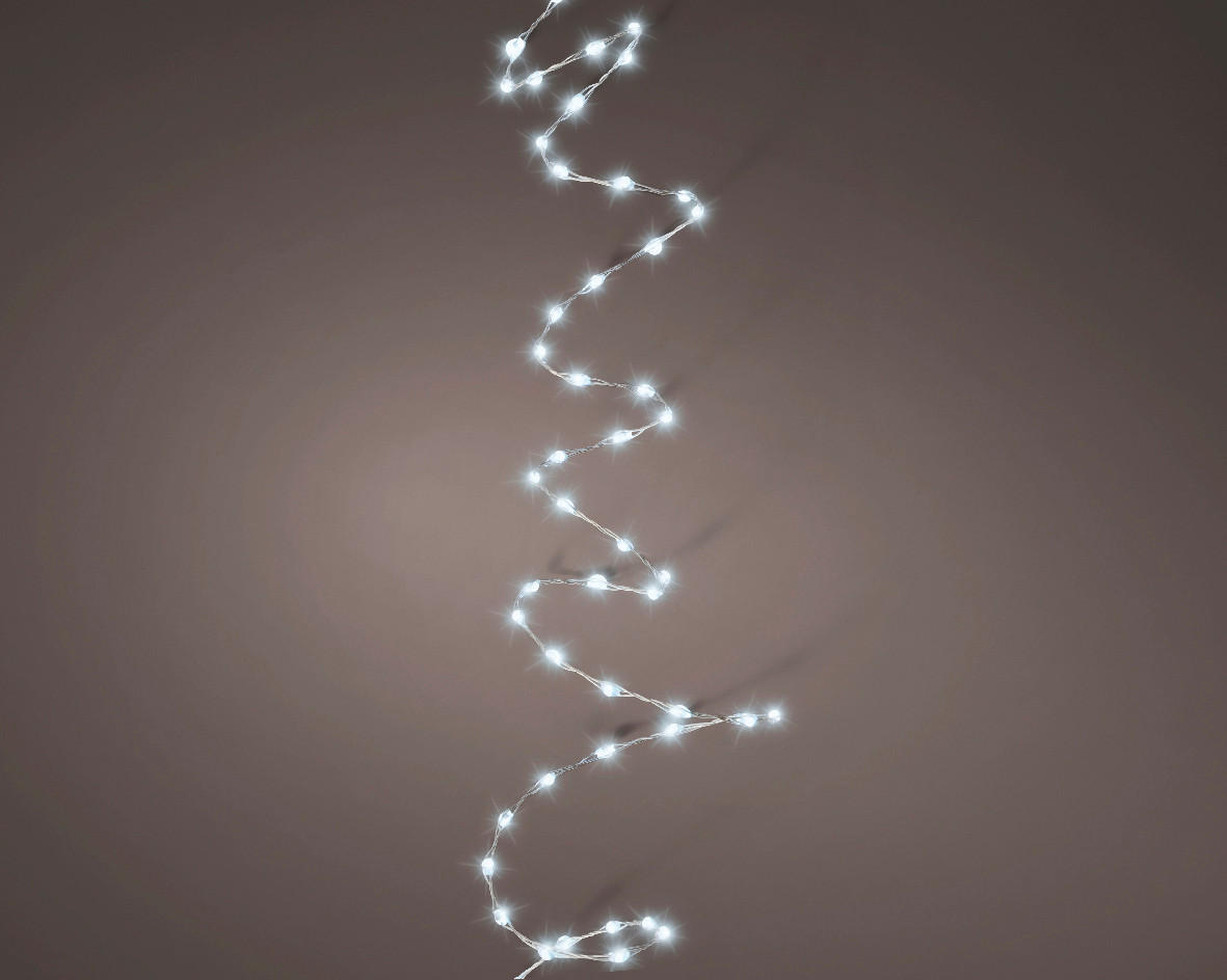 GHIRLANDĂ LUMINOASĂ - argintiu/alb, Basics (159cm)