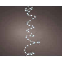 GHIRLANDĂ LUMINOASĂ - argintiu/alb, Basics (159cm)