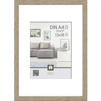 RÁM NA OBRAZY, 1 foto 21 cm x 29,7 cm - prírodná farba, Basics, plast (23/32/2,5cm)