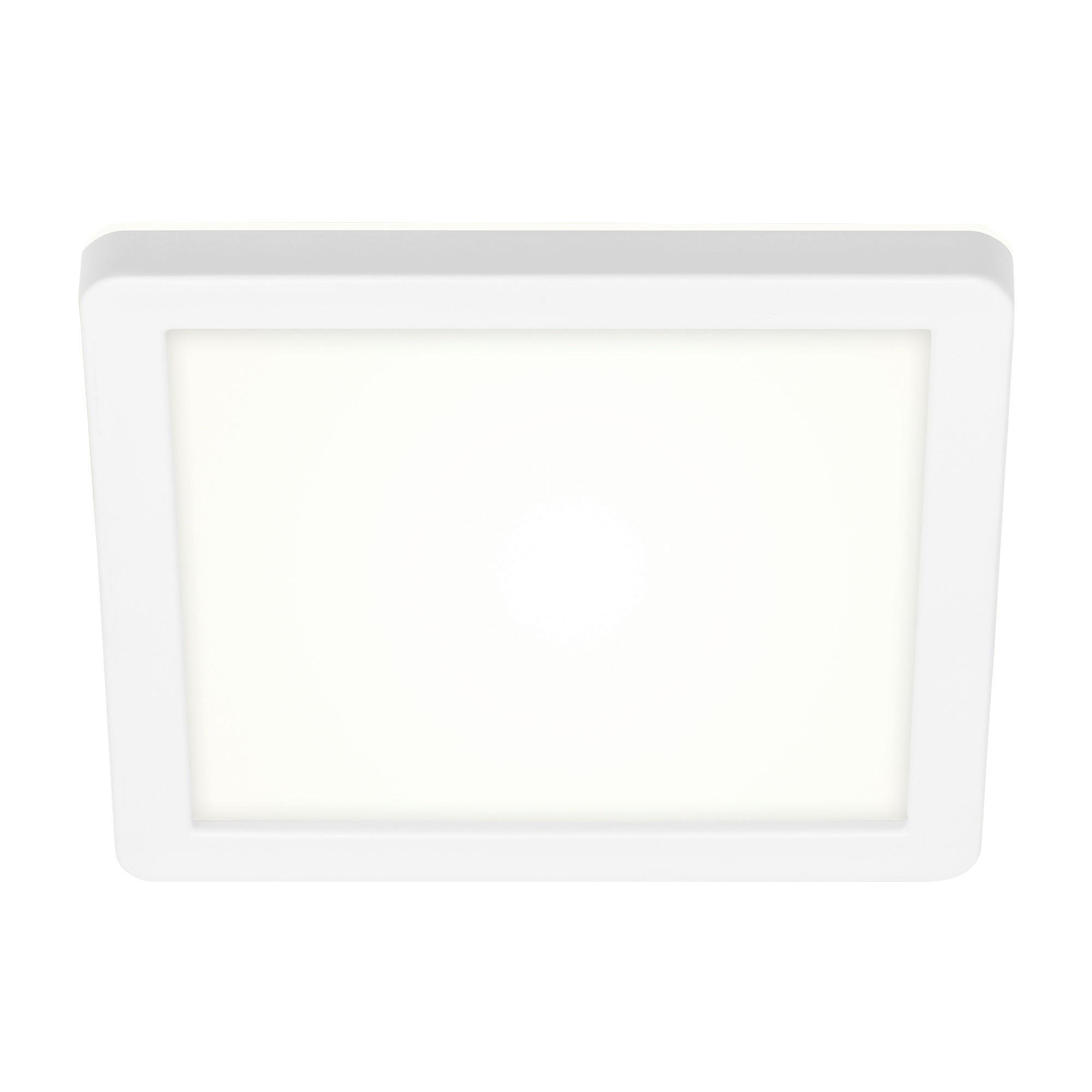 ZUNANJA STROPNA SVETILKA         19/19/2,8 cm      - bela, Design, umetna masa (19/19/2,8cm)