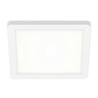 AUßENDECKENLEUCHTE   - Weiß, Design, Kunststoff (19/19/2,8cm)