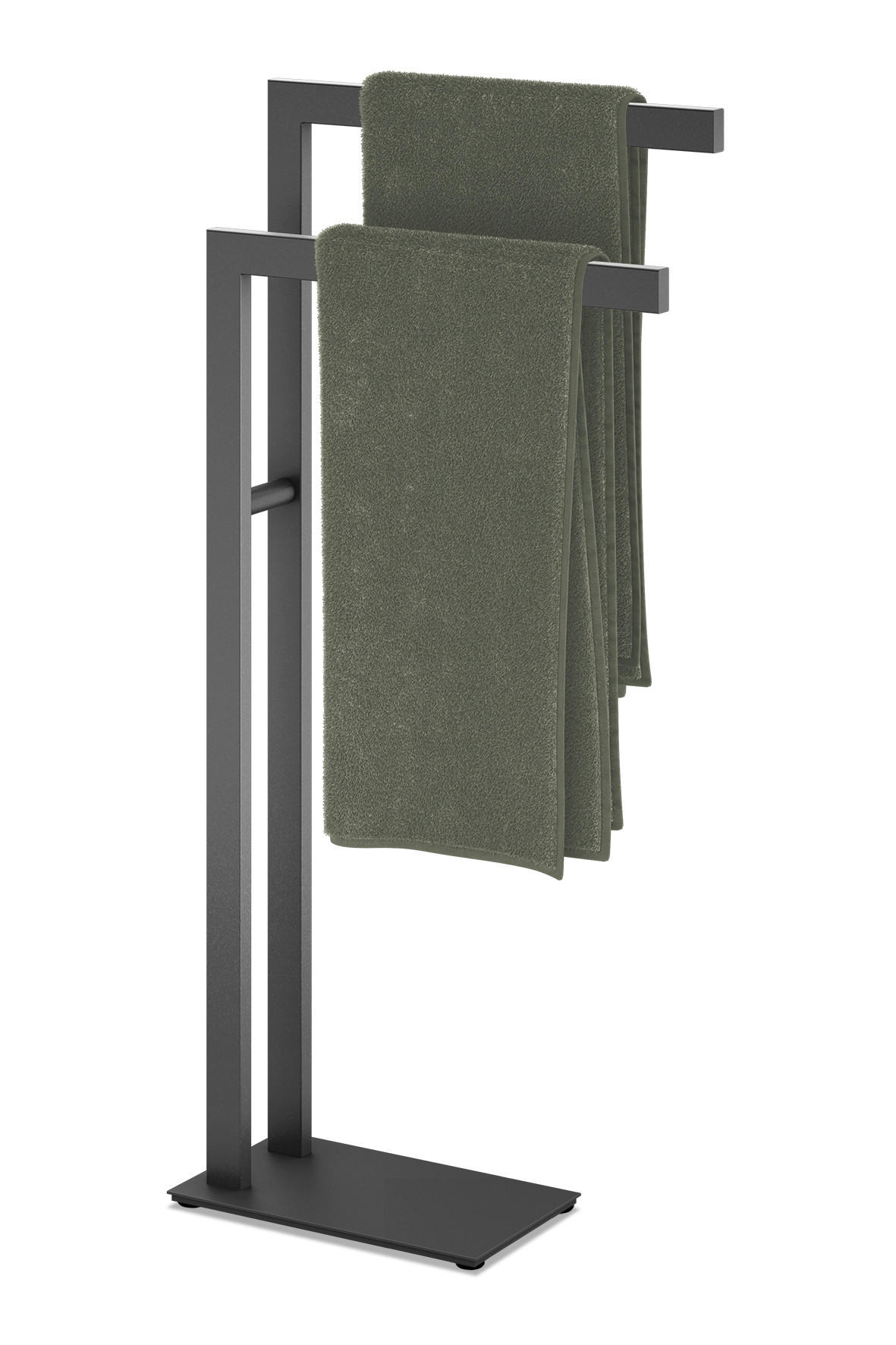 HANDTUCHSTÄNDER - Edelstahlfarben, Basics, Metall (15/80/38,5cm) - Zack