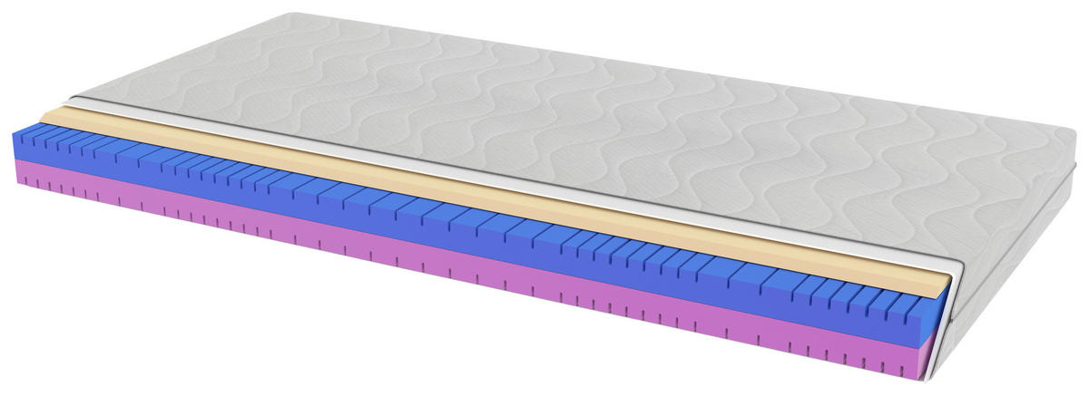 LEŽIŠČE IZ UDOBNE PENE 140/200 cm  - Konvencionalno, tekstil (140/200cm) - Meblojogi