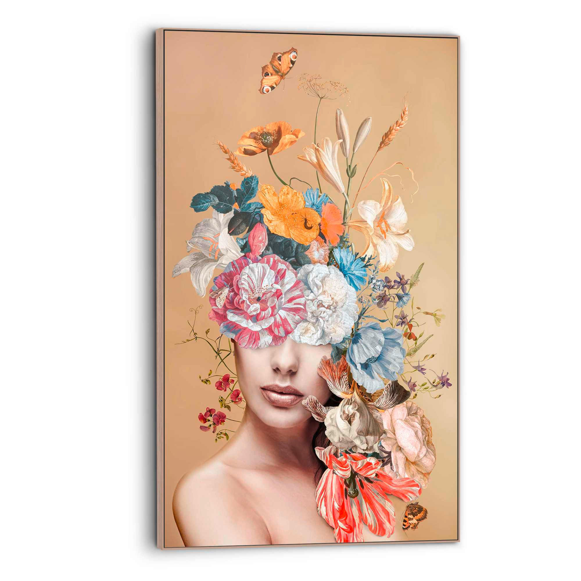 BILD Frauen  - Goldfarben, Basics, Holz (70/118/3,7cm) - Reinders!