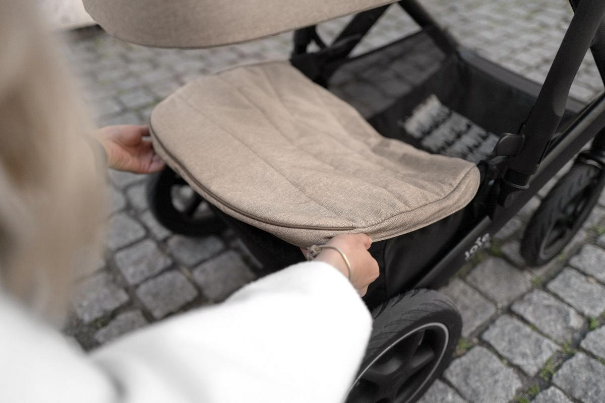 KOMBIKINDERWAGEN  Vinca 2in1  Sandstone  - Schwarz/Cappuccino, Basics, Textil/Metall (65/109/97cm) - JOIE SIGNATURE