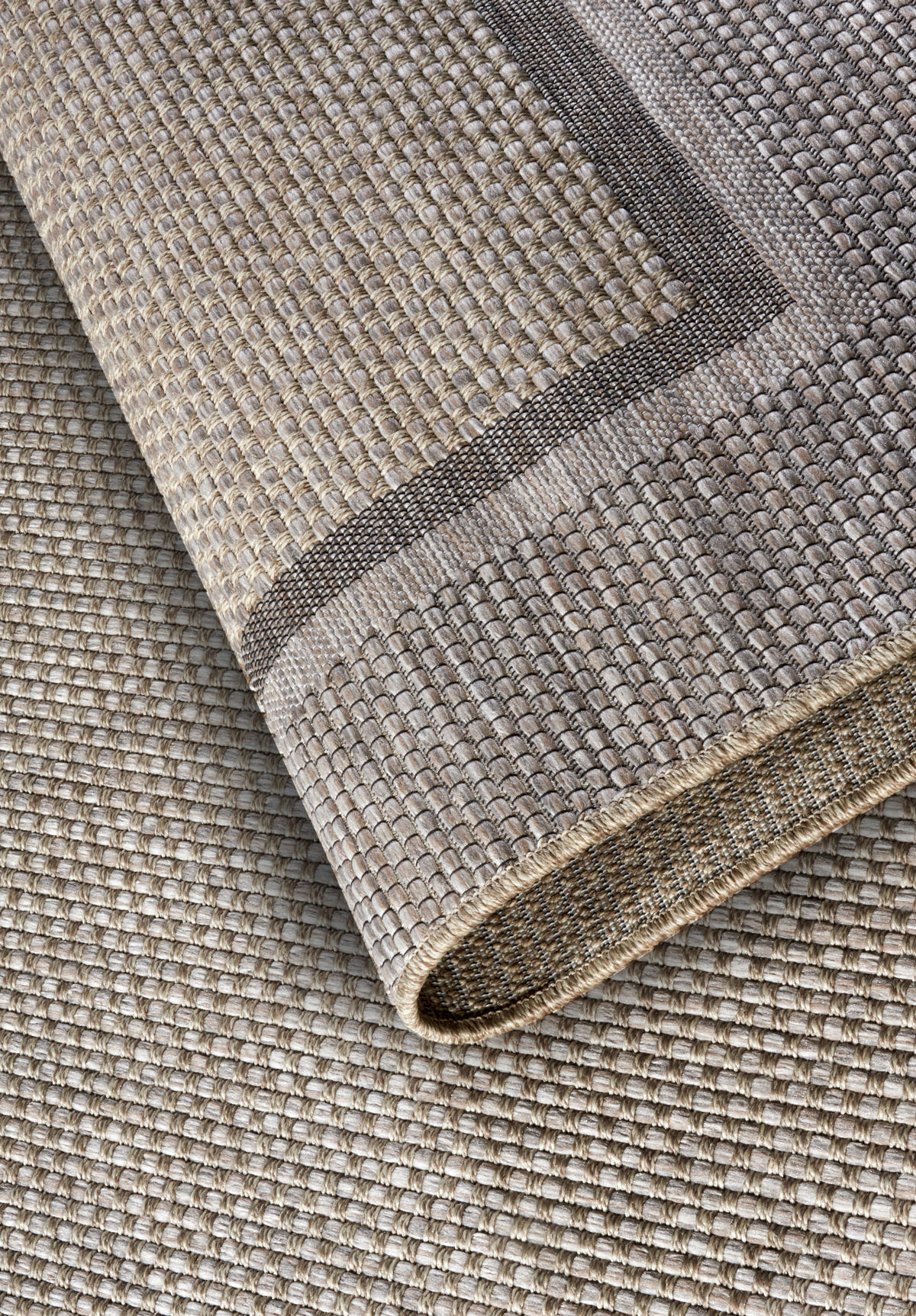 OUTDOORTEPPICH 115/170 cm Kollektion 1836 Hellbraun  - Hellbraun, Basics, Kunststoff (115/170cm) - Villeroy & Boch