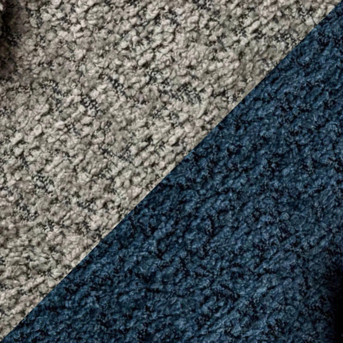 SCHLAFSOFA MOSS Blau, Grau  inkl. Rückenkissen, Schlaffunktion, Stauraum  - Blau/Grau, Design, Holzwerkstoff/Kunststoff (200/90/100cm) - MID.YOU