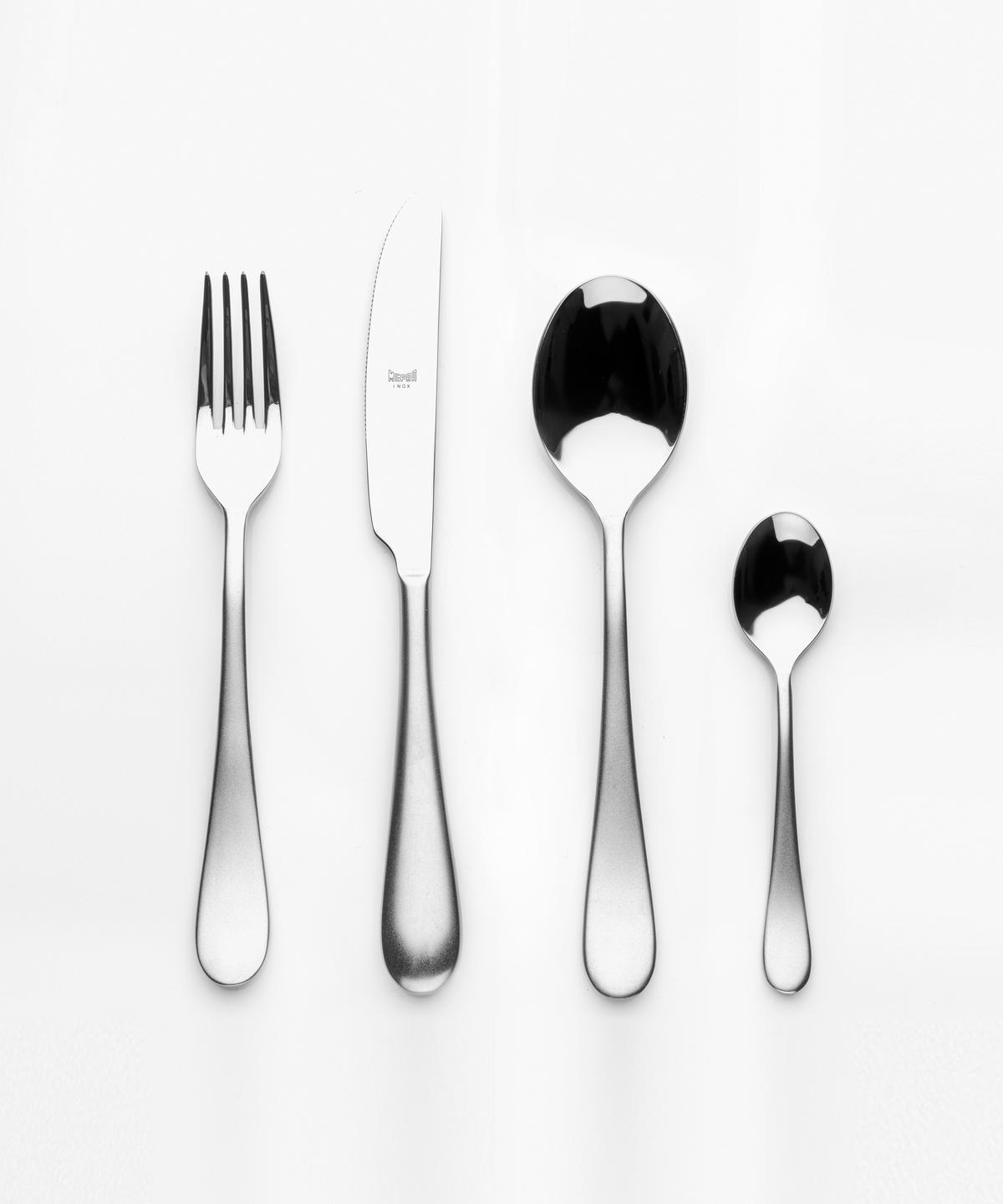 BESTECKSET 30-teilig   - Edelstahlfarben, Basics, Metall