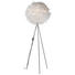 LAMPA STOJACÍ - bílá/barvy niklu, Design, další přírodní materiály/kov (40/150cm) - BOXXX