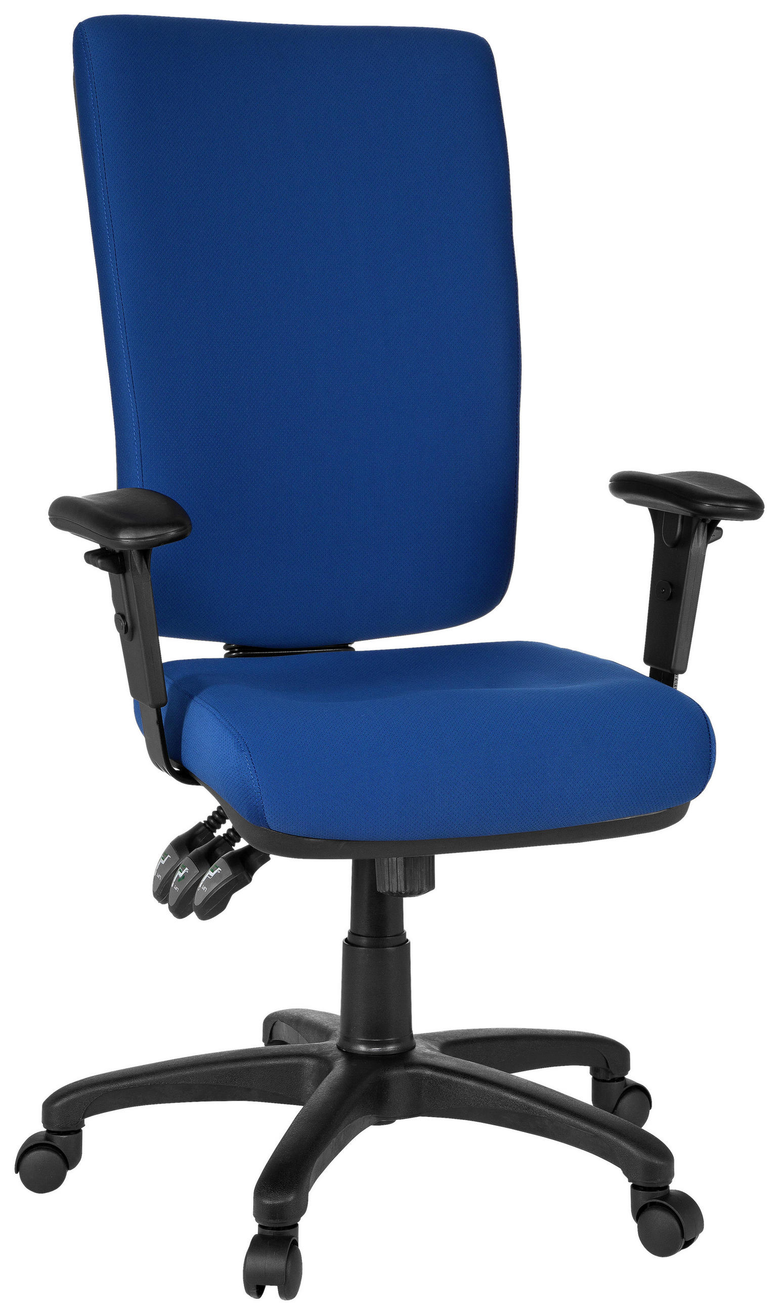 DREHSTUHL Flachgewebe Blau  - Blau, Basics, Kunststoff/Textil (56/130/45cm) - MID.YOU
